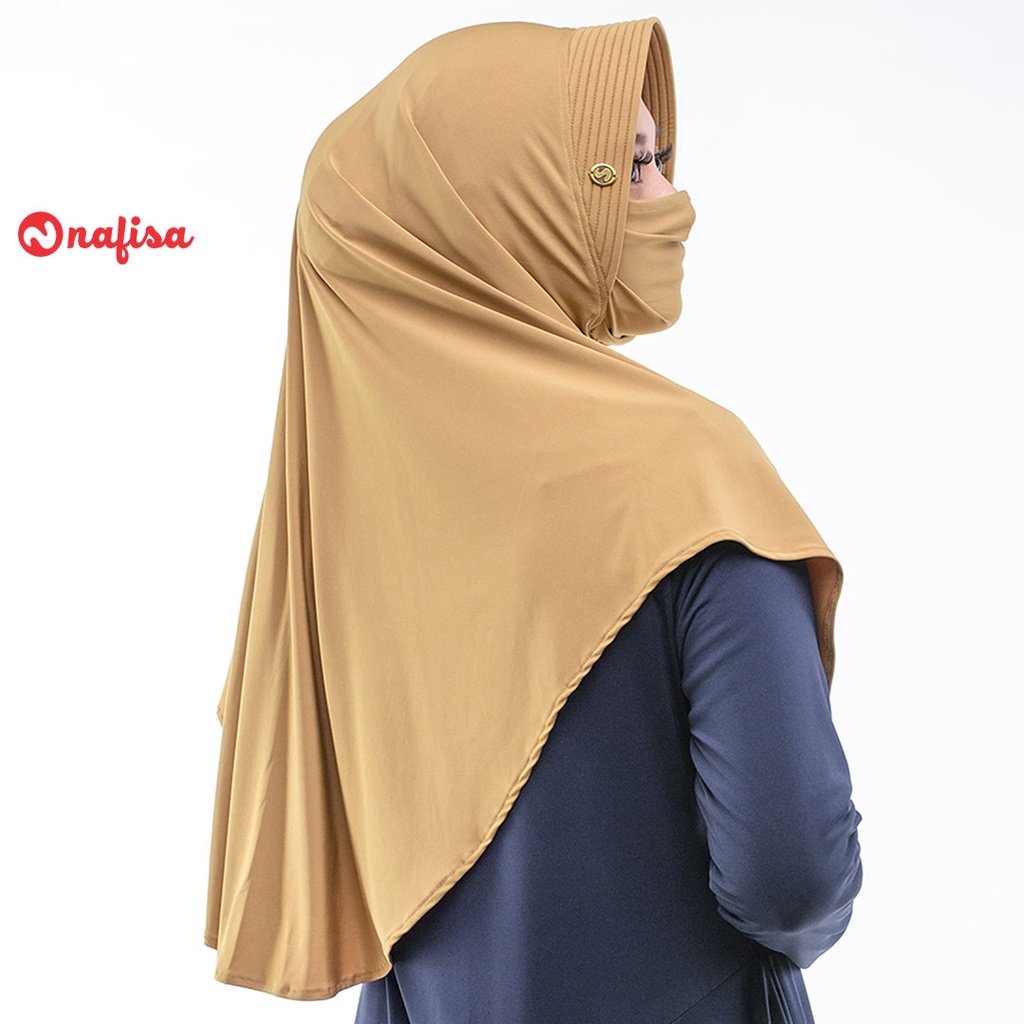Hijab Instan Masker - Nafisa Yes Fritania - Jilbab Bergo Premium-1