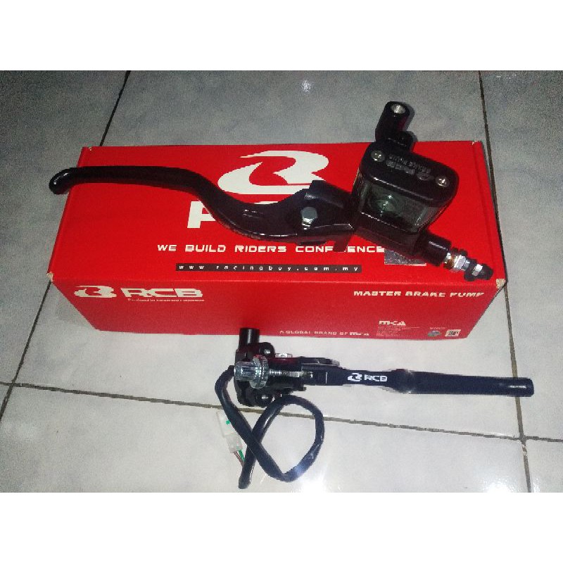 MASTER REM KANAN RCB DAN HANDLE REM KIRI  HANDLE KOPLINB KIRI RACINGBOY MIO BEAT RXKING MXKING FIZR