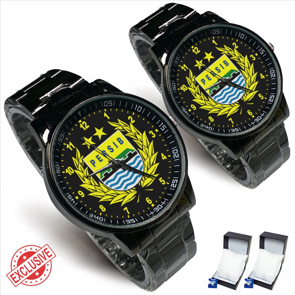 Jam Tangan Rantai Couple PERSIB BANDUNG - 04 (Awesome)