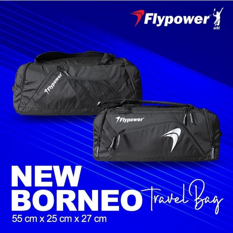 FLYPOWER TRAVEL BAG NEW BORNEO TAS BADMINTON