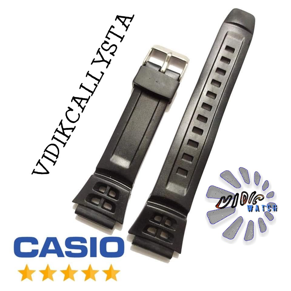 Casio AQ-S800 Resin Strap watch Casio AQS 800 strap Tali Casio AQ S800 AQS800