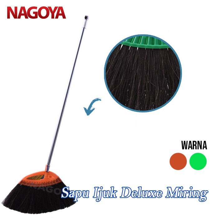 Sapu Ijuk Sapu Lantai Ijuk Sapu Kipas Deluxe Miring Broom Nagoya 808