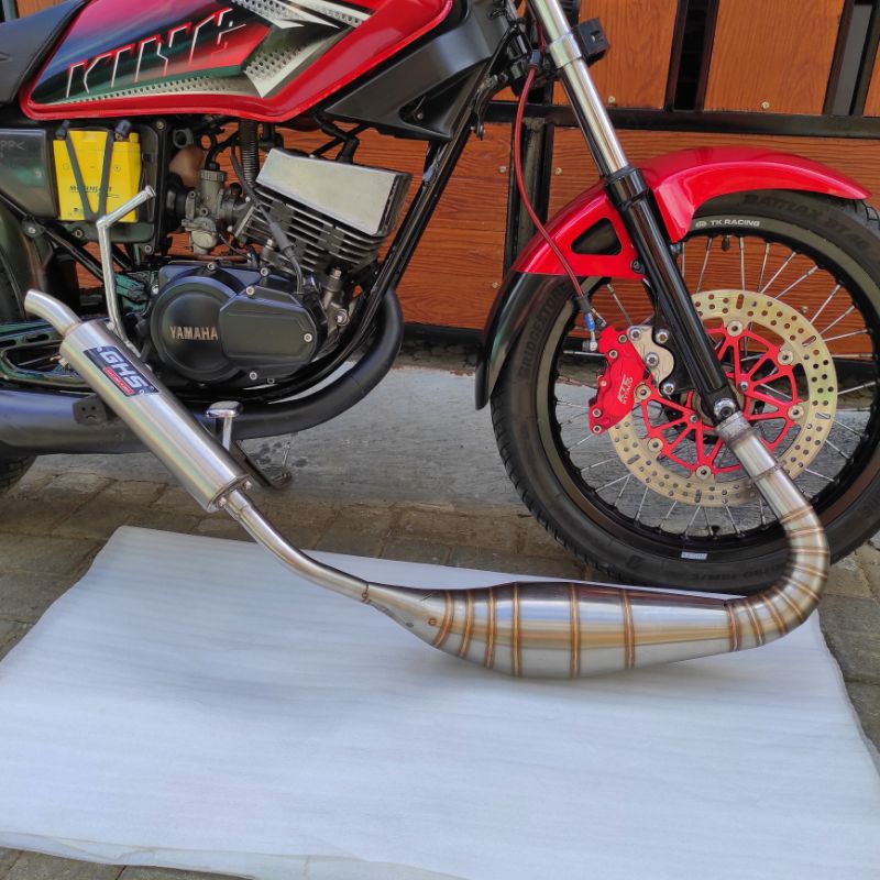 Knalpot RX King RX Spesial Model Kolong PDK Repsol Stainles Original GHS Racing