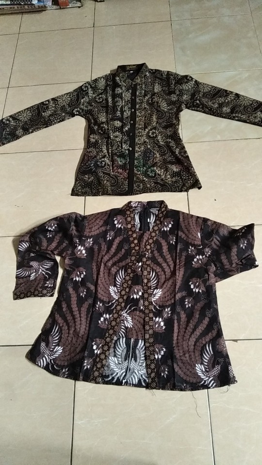 Maura Couple - Sania Ruffle Batik Couple Ori Ndoro Jowi Dnt Garansi