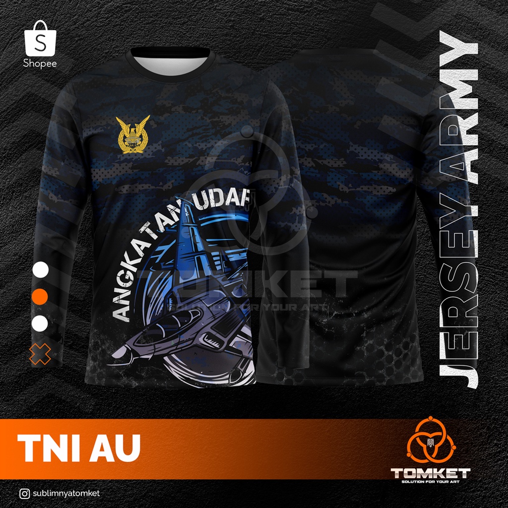 Baju Jersey Full Printing TNI AU-3
