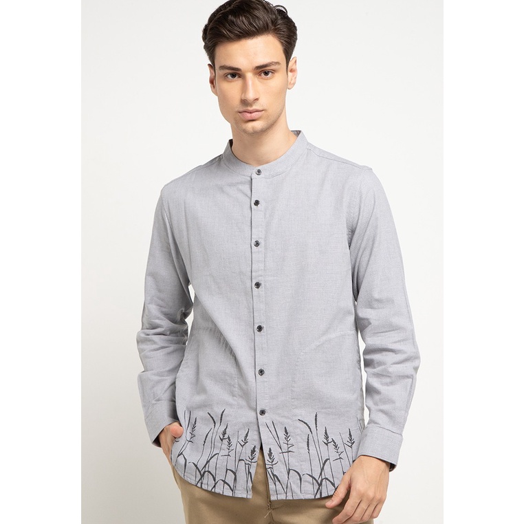 [Andrew Smith] Kemeja Pria Koko Lengan Panjang Origial