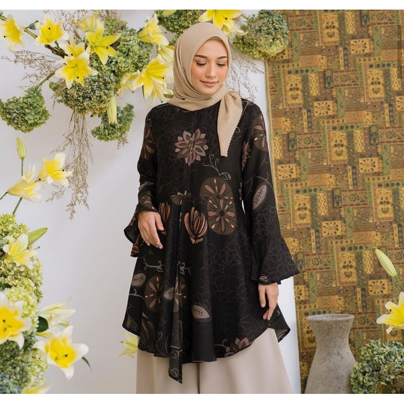 Kain Maxmaraaa printing / Hamra / bahan gamis seragam / kain eceran meteran murah / diort silk