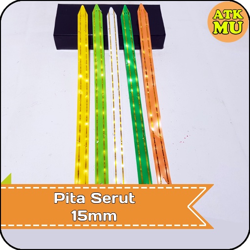 

Pita Serut Pull Flower Ribbon 15mm Pita Bunga Hiasan Suvenir Hadiah