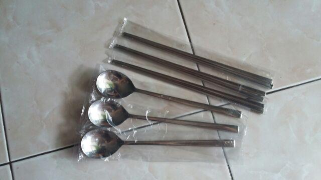 [real Pict] Sujeo Sendok Sumpit Korea Stainless