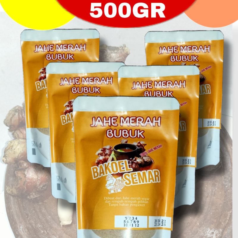 

500 Gr Serbuk Jahe Merah Instan Original Murni Tanpa Campuran /Termurah TerlarisPromo