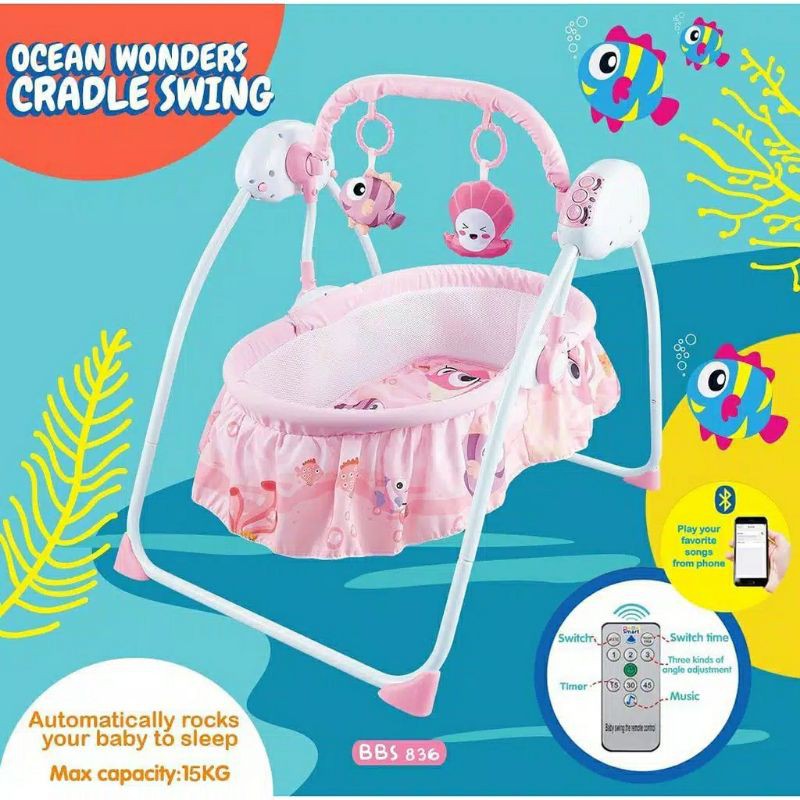 Bebe Smart Ocean Wonders Cradle Swing