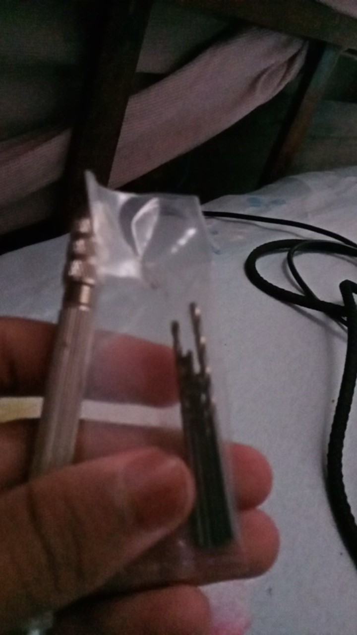 Bor Tangan Mini Manual Bahan Aluminium Ukuran 0.5-3.2mm