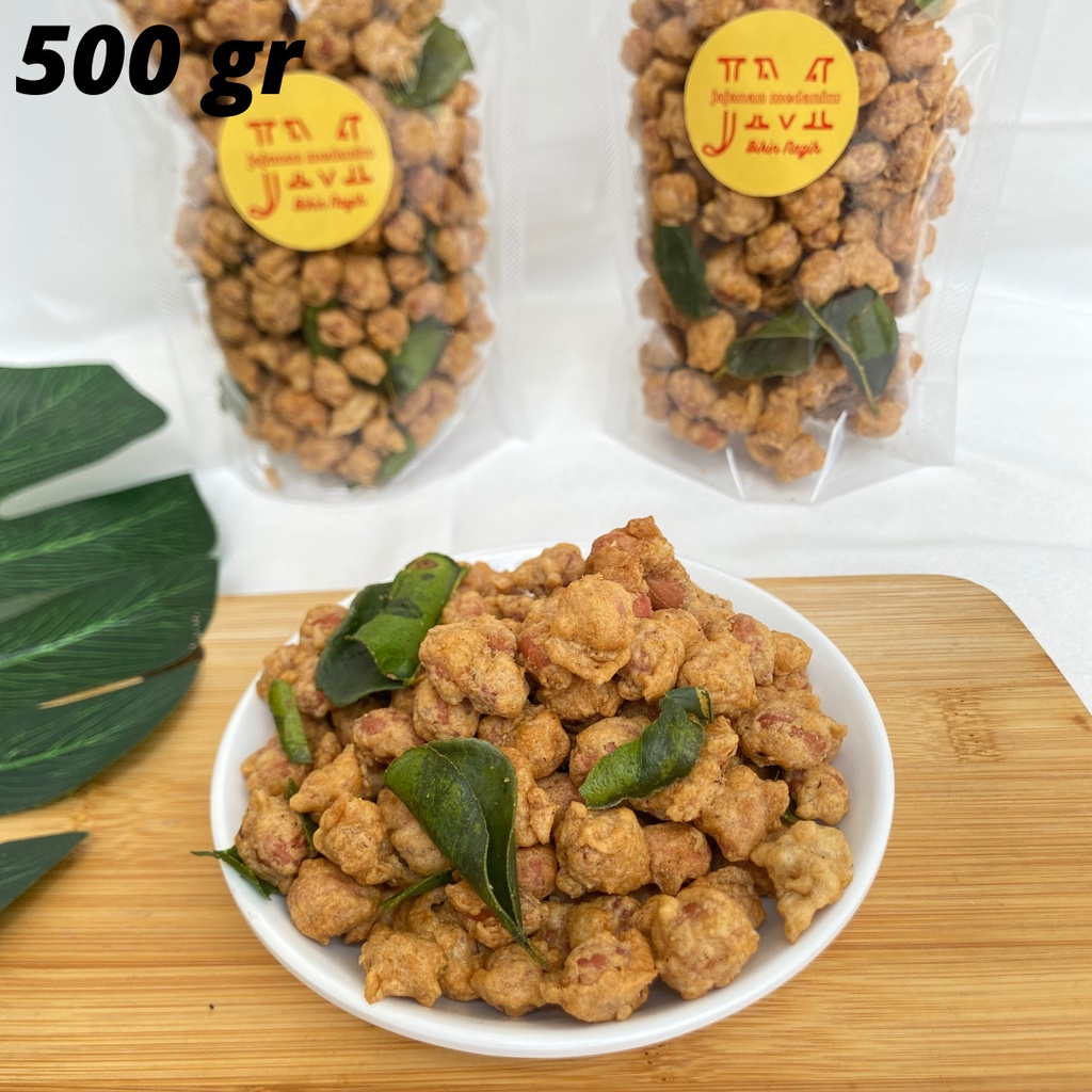 

Cemilan Kacang Arab Daun Jeruk 500 gr Snack Jajanan Medanku
