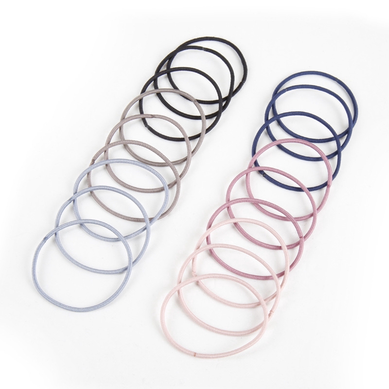 Korean Version of the Rubber Band Hairtie Simple Style Small Rope Small Circle High Elastic Head Rope