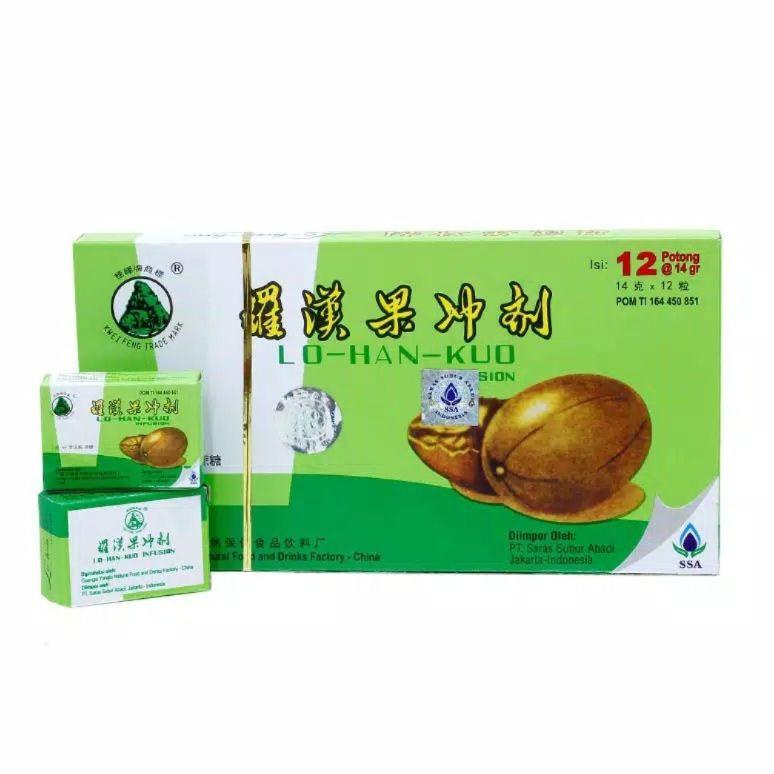 

[KODE PRODUK 7585] LO HAN KUO 220gr INFUSION // Obat Herbal China Pereda Panas Dalam