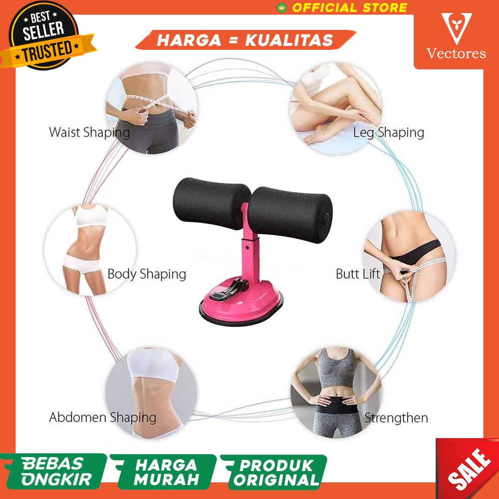 Alat Sit Up Fitness Gym Portable Sixpack Helper Stand Bar Original