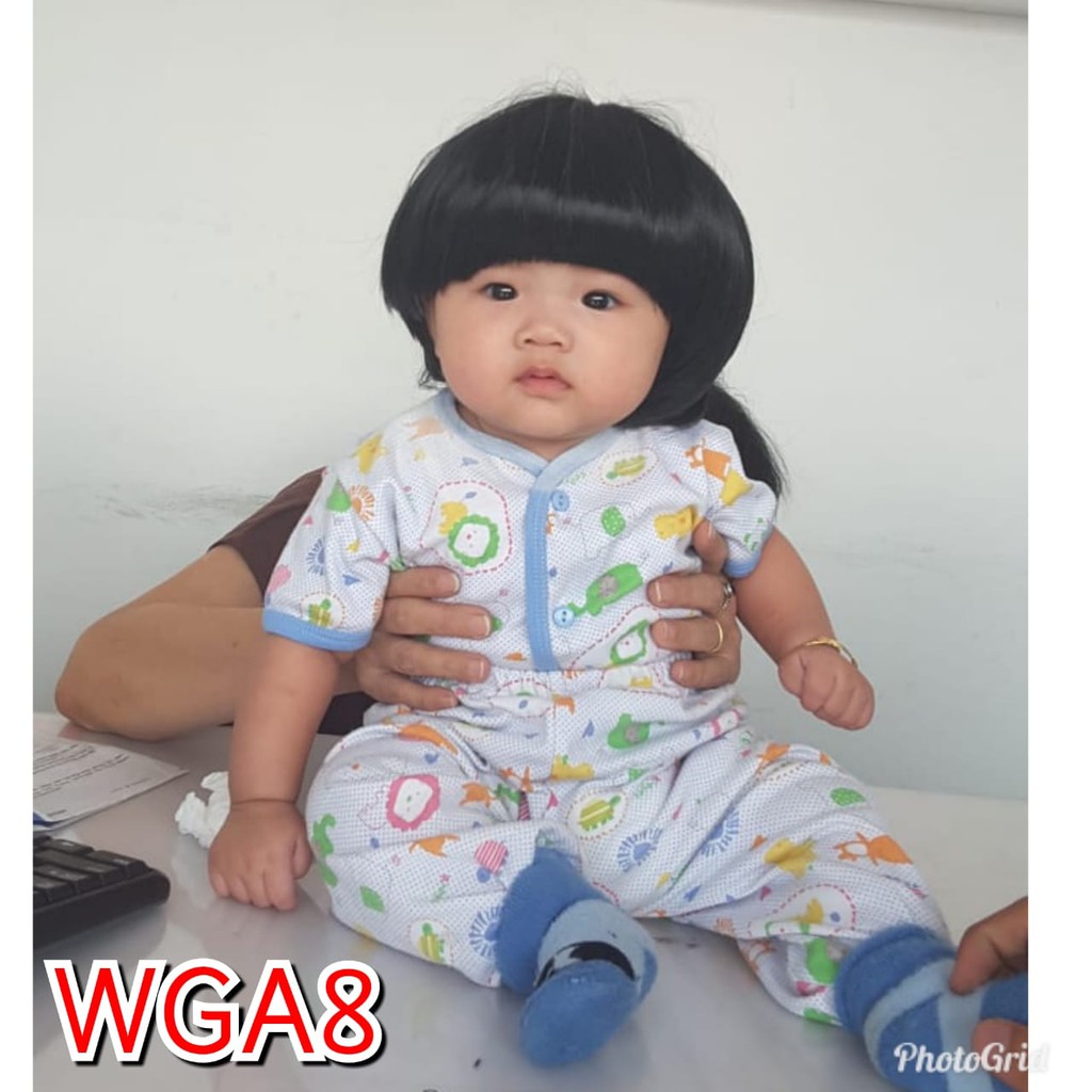 Rambut Palsu Anak Model Dora Warna Hitam NO 8 Ds Kids Official