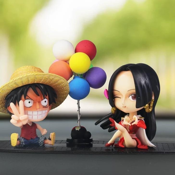 Pusat Original pajangan dashboard mobil motif ONE PIECE / Aksesoris dashboard mobil ONE PIECE / untu