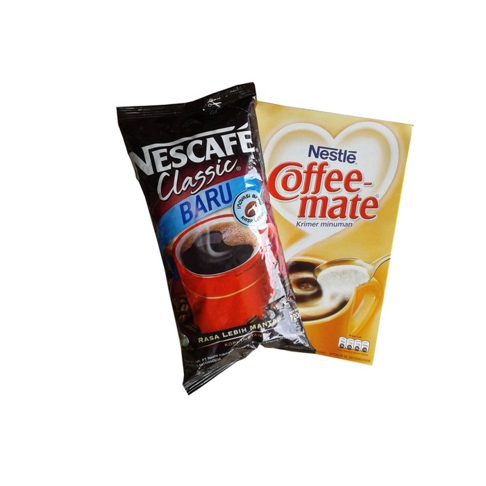 

Paket Hemat Nikmat --> Nescafe Coffee Classic dan Coffee-Mate (Nestle)