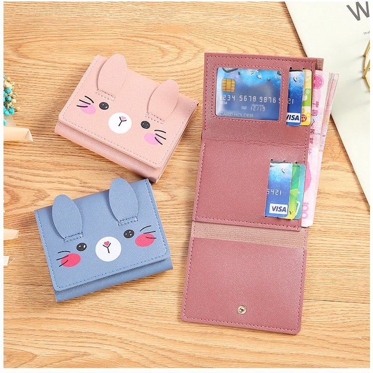 #LC-Wallet WD824 Dompet Wanita Import Dompet Lipat Wanita