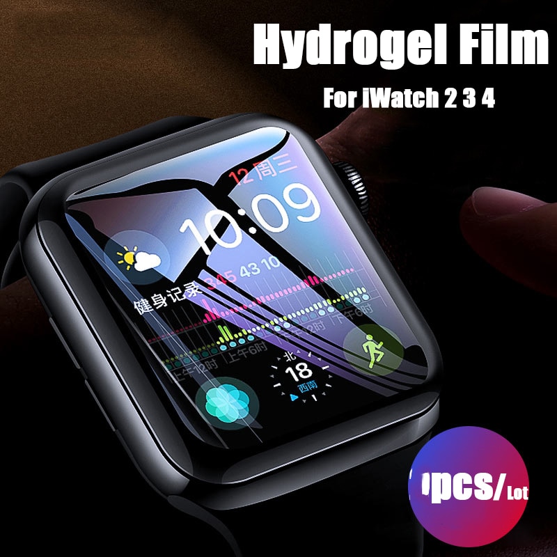 Pelindung Layar Hydrogel Untuk Apple Watch Seri 6 Se 5 4 3 2 38mm 42mm 40mm 44mm