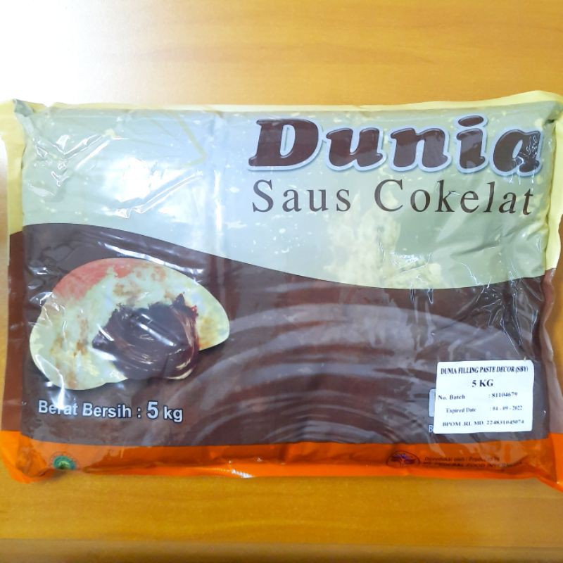 Dunia Filling Coklat 5 Kg Pasta Industri Bakery