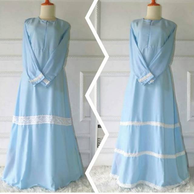 GAMIS R1 & R3 BIRU LANGIT
