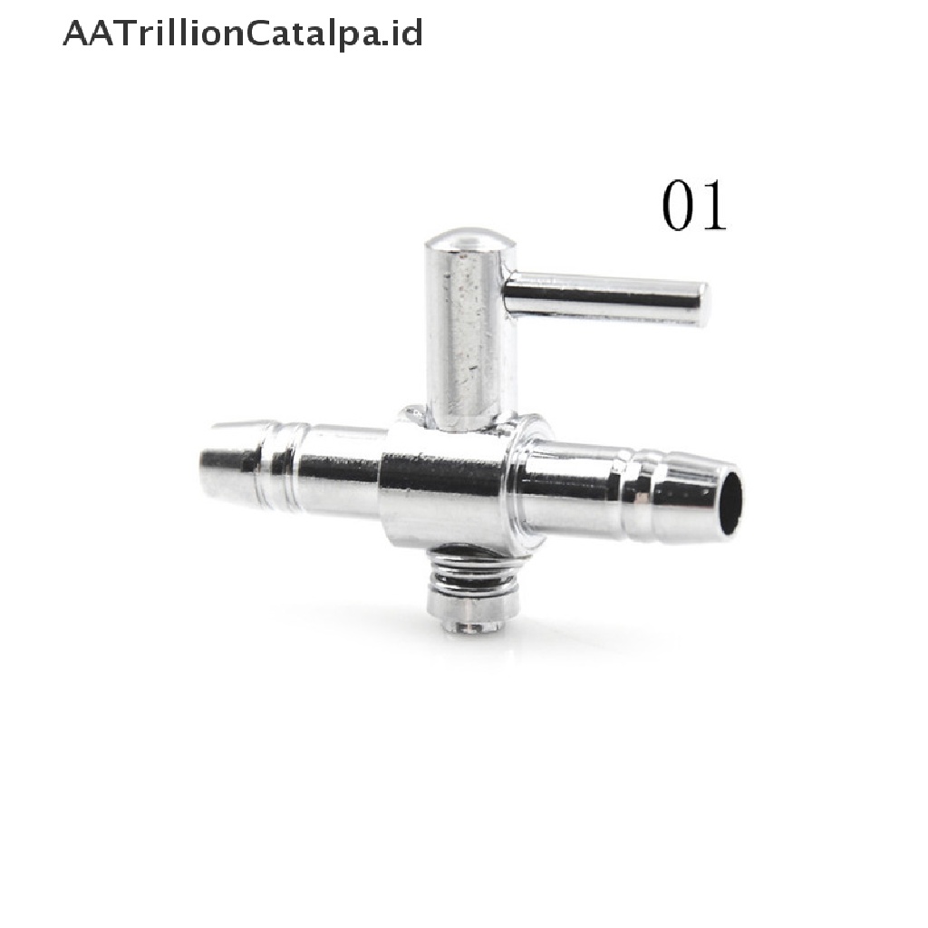 (Aatrillioncatalpa) 1pc Katup Kontrol Aliran Udara Bahan Stainless Steel Untuk Akuarium