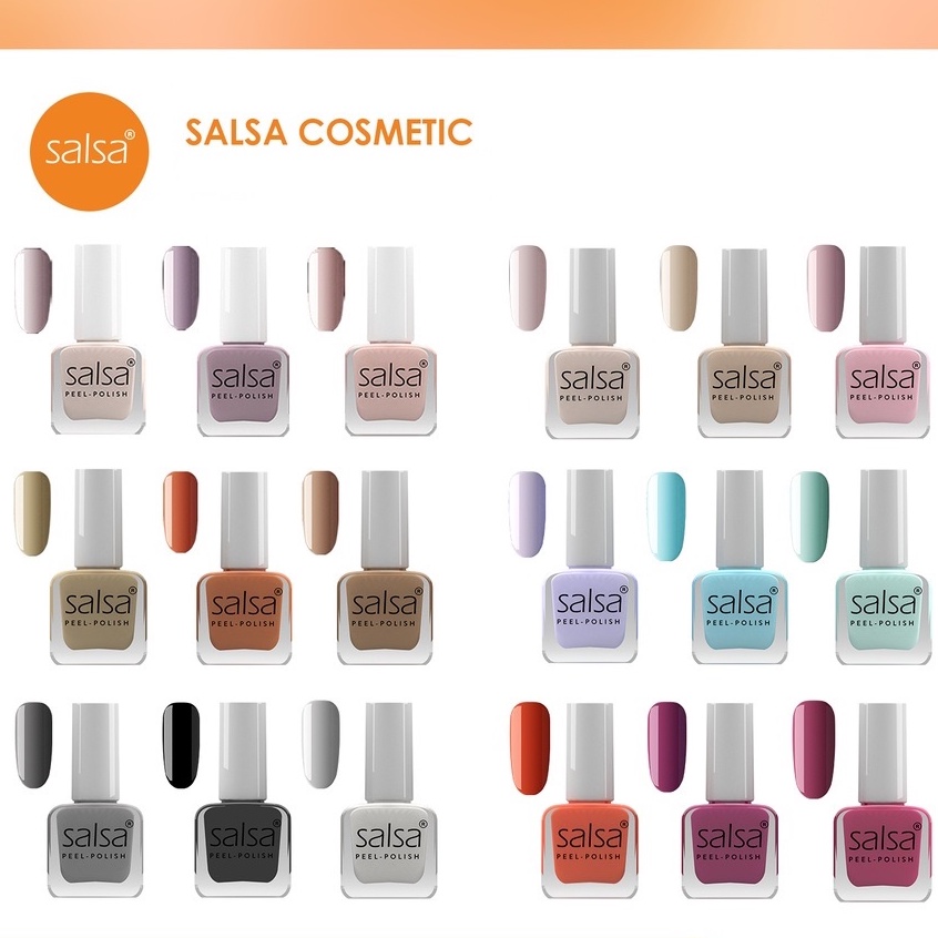 Jual SALSA Nail Polish Peel Off Kuteks Peel Off Kuteks Halal BPOM