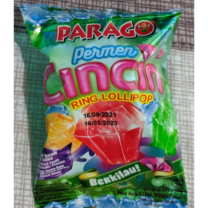 

Permen Cincin [Candy Ring] PARAGO LOLIPOP