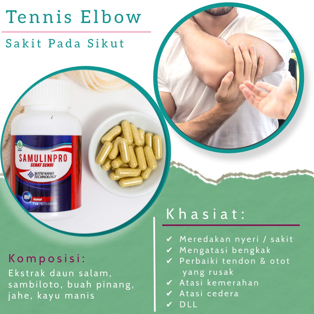 Obat Tennis Elbow Mengatasi Nyeri Pada Siku Tangan Kiri Kanan Shopee Indonesia