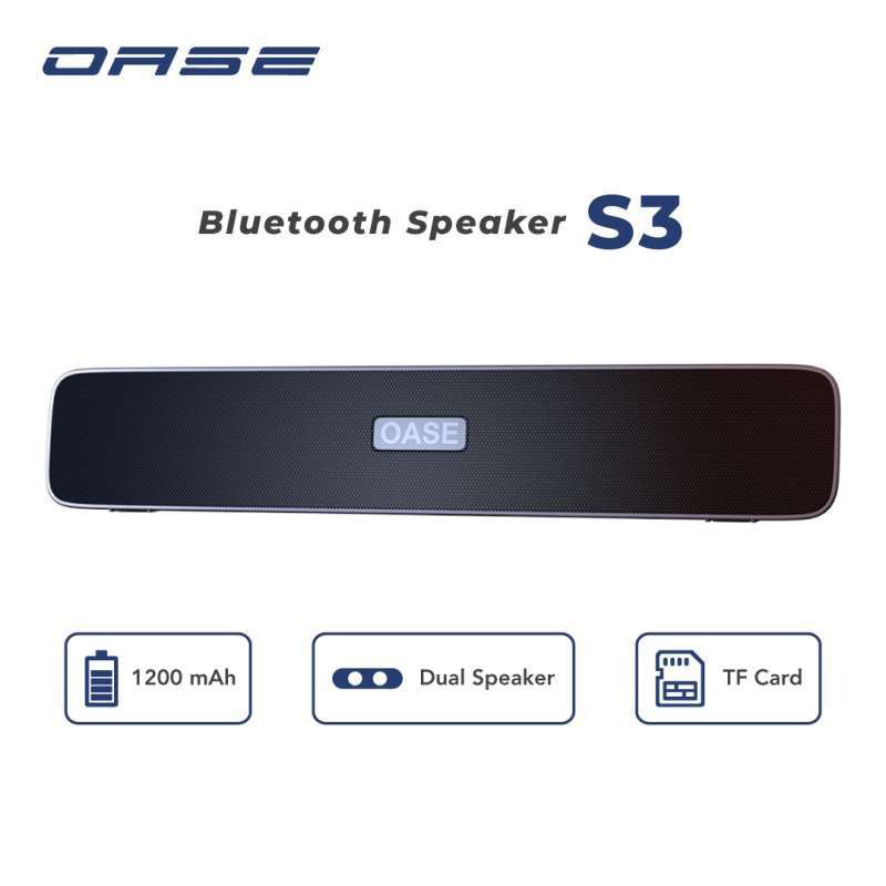 [COD] VROFFSTORE OLIKE SPEAKER BLUETOOTH S7 Speaker SoundBar Bluetooth 5.3 Long Lasting Battery