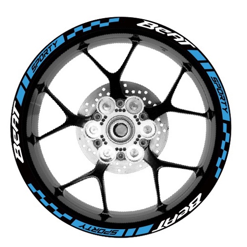 STIKER VELG BEAT SPORTY NEW DESIGN ZFSTIKER