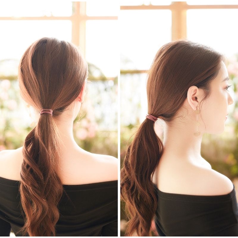 Ikat Rambut 3Lapis Ponytail Korea / Ikat Rambut Gelang 3Layer