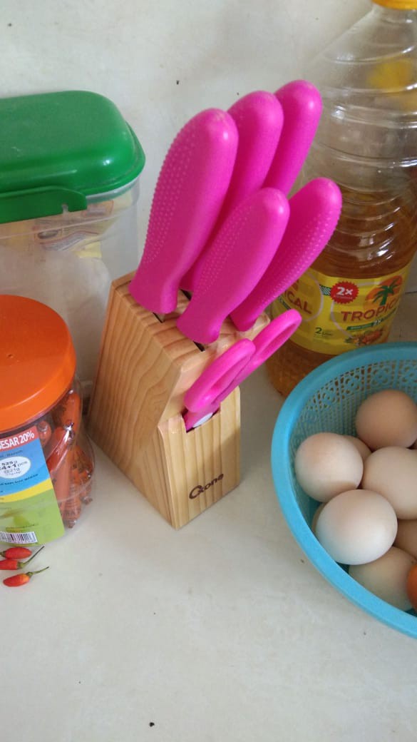 Pisau Set Oxone Ox-961 Set Pisau Dapur Stainless Steel Anti Karat