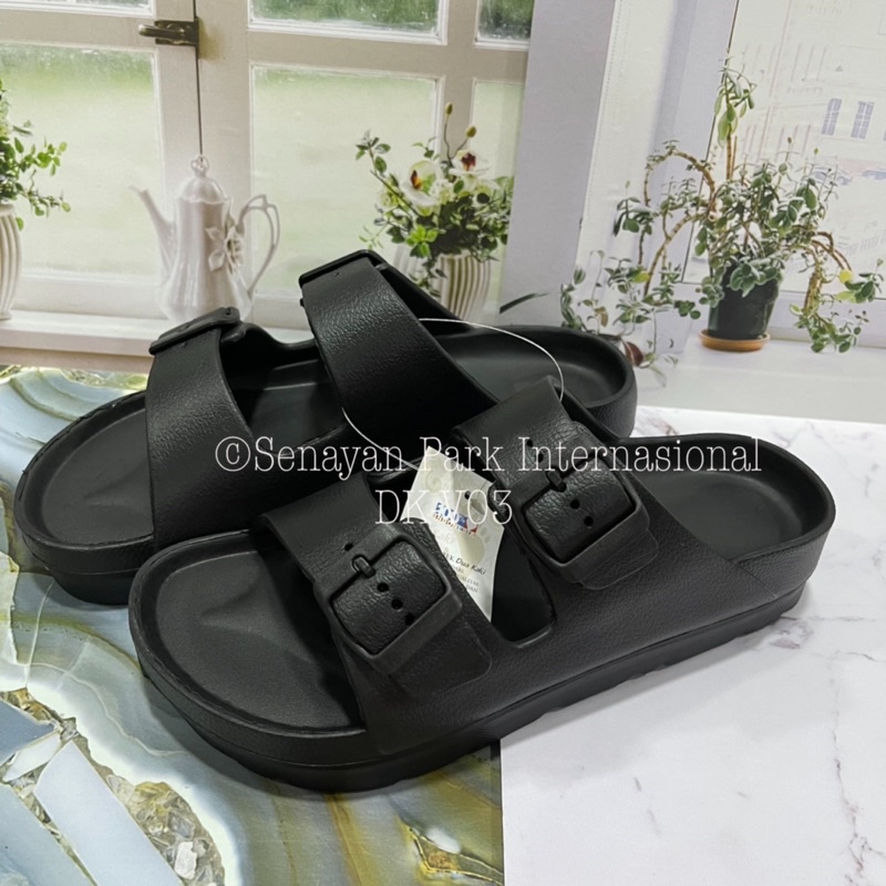 PROMO SANDAL WANITA DK V03/SANDAL KARET BAN DUA FC PROMO