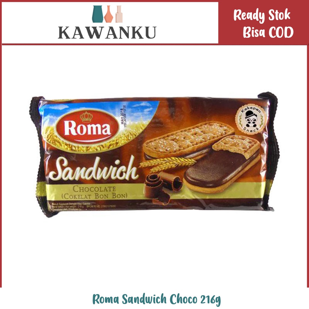 

Roma Sandwich Choco biskuit 216g