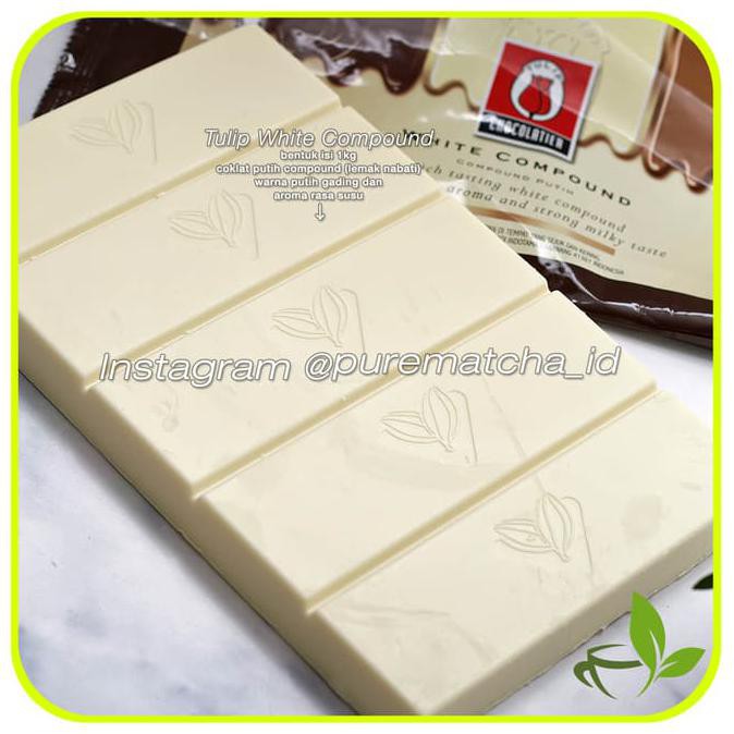 

Toko-Bahan-Kue- Coklat Putih Batang White Chocolate Compound Cokelat Tulip Cocoa 1 Kg -Terlengkap-