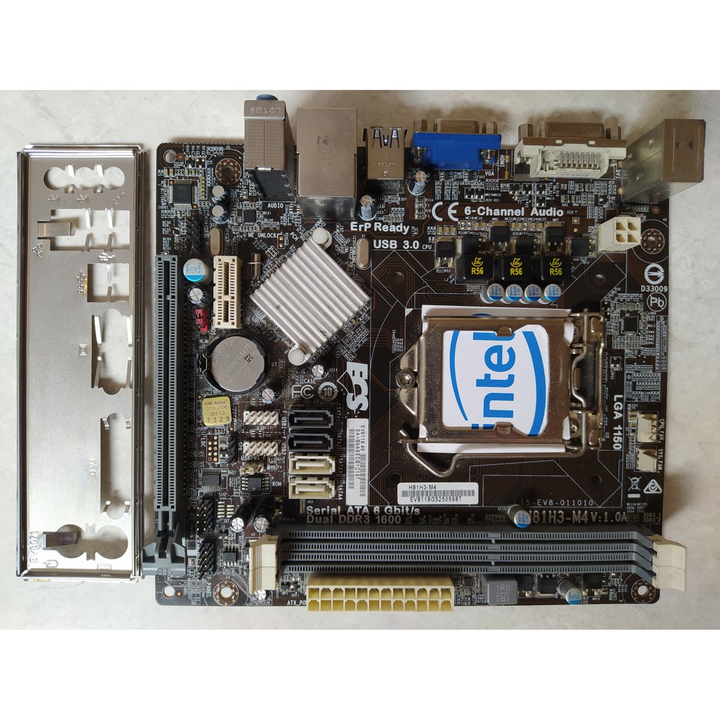 Motherboard H81 ECS LGA 1150 Haswell Mobo Mainboard