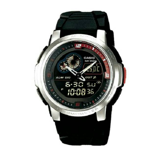 Jam Tangan Pria | Casio AQF 102W -1B | Original