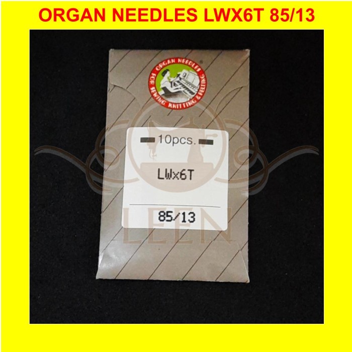 Jarum ORGAN LWx6T 13 Ori Japan Needles lw x 6t Mesin Sum Industri LEEN