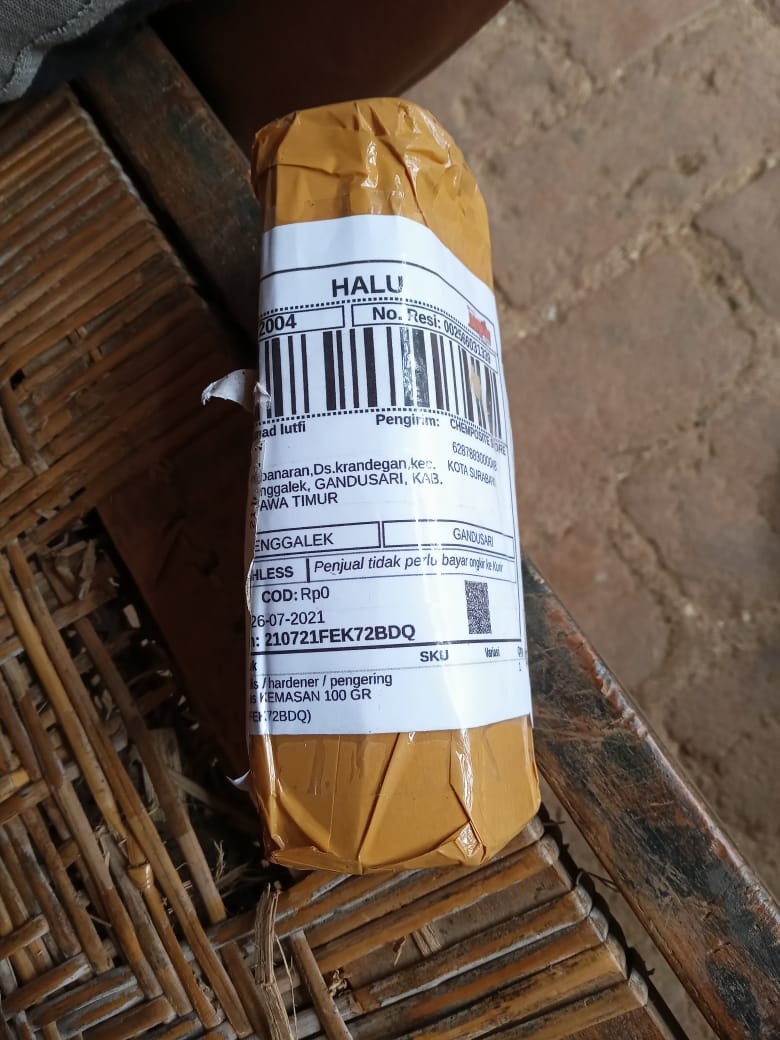 Catalis / Katalis / Hardener / Pengering Resin Fiberglas Kemasan 100 Gr