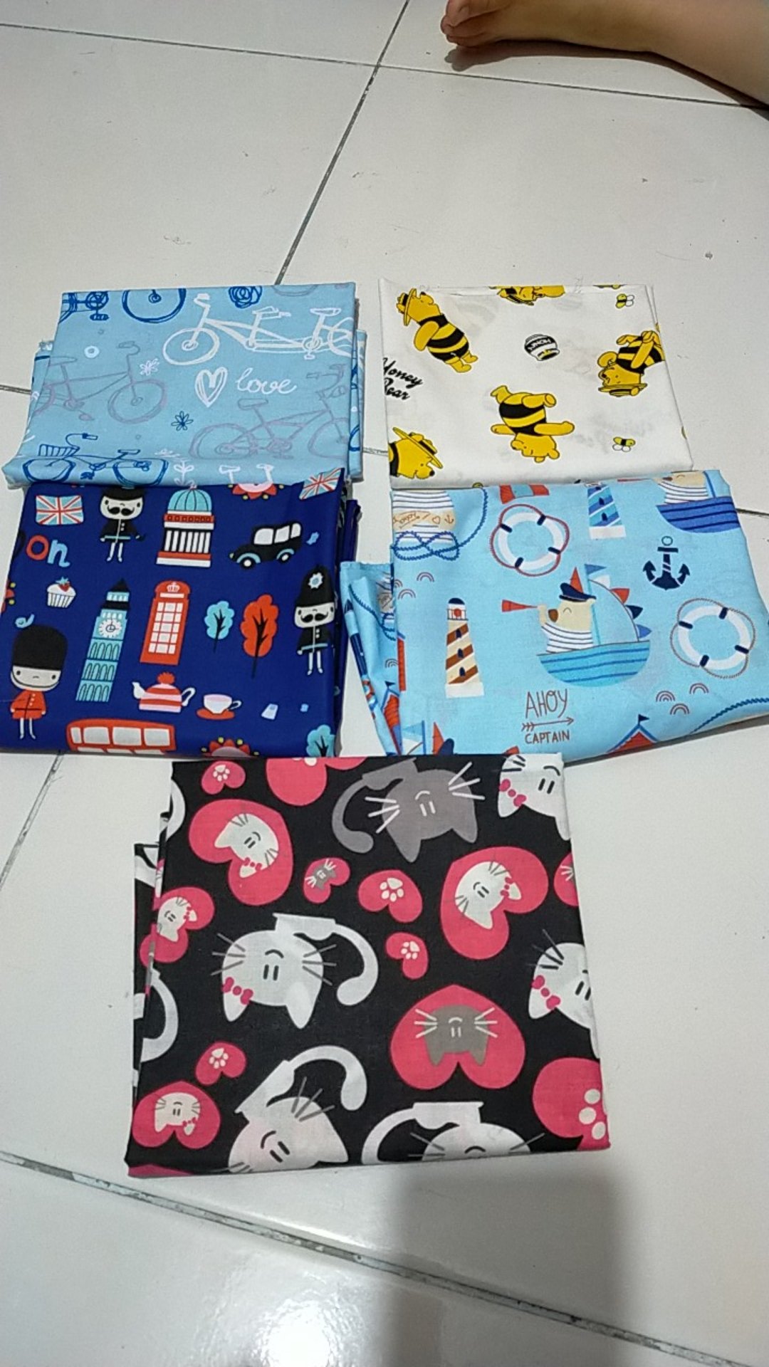 0,40 Kain Sprei Katun Lokal Meteran Ukuran 0,4m