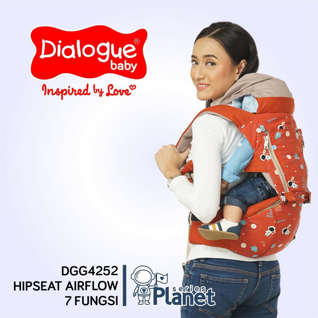 Dialogue DGG4252 Baby Hipseat Airflow 7 in 1 Planet Series