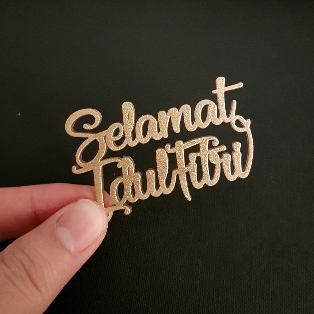 Idul Fitri Hampers Tag / Acrylic Tag / Hiasan Idul Fitri / Ramadhan Tag