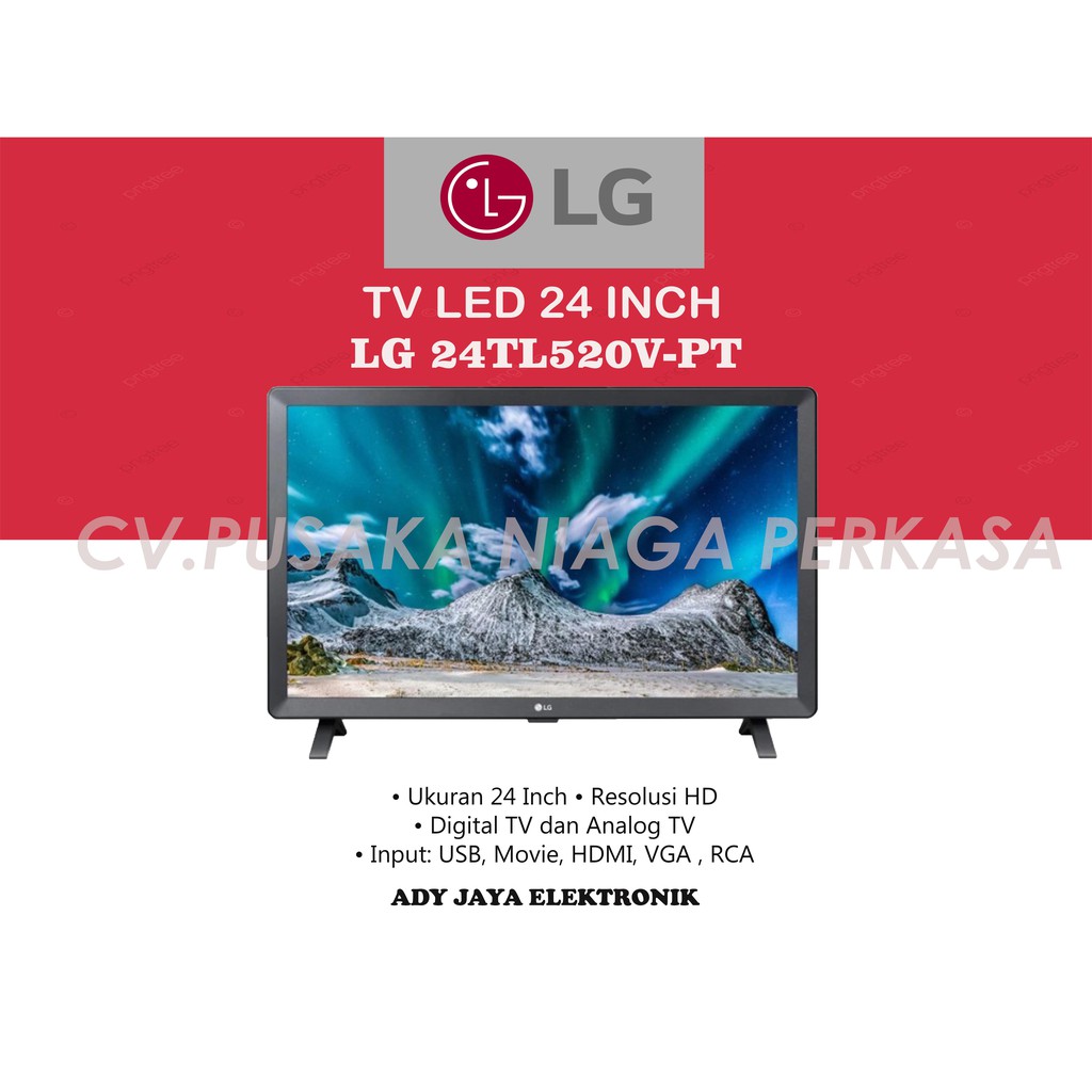 TV LED LG 24TL520V-PT (Analog TV & Digital TV)