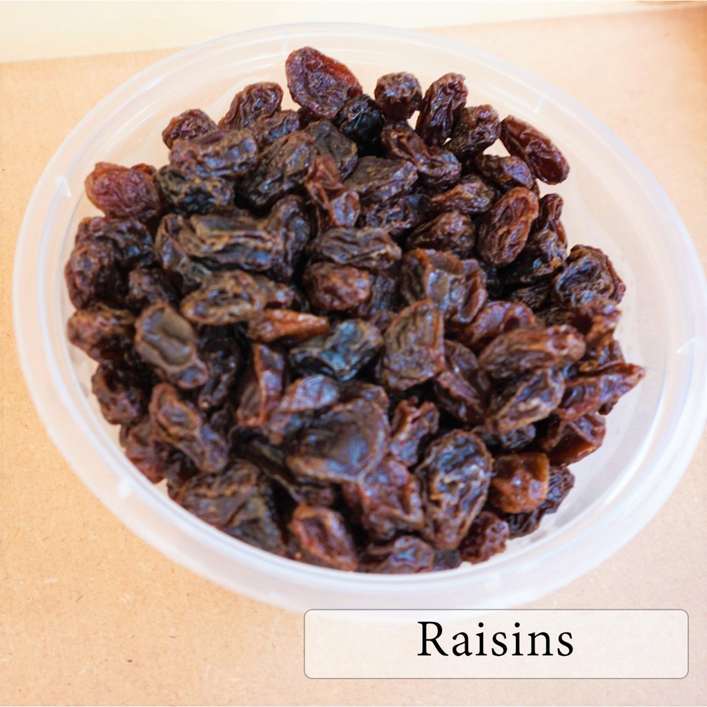 Dried Dark Raisin 100gr kismis hitam kering buah kering