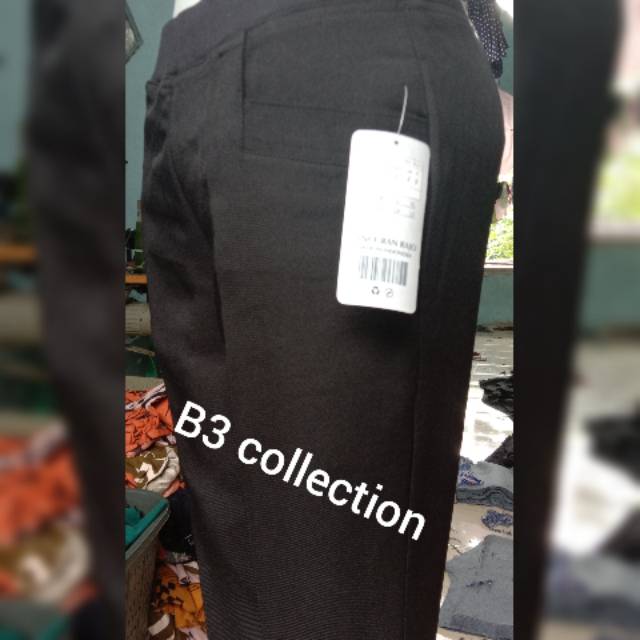 Celana kerja wanita kain import size S to XL BLACK only langsung dari konveksi