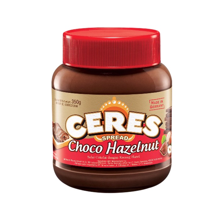 

Selai Roti Coklat Ceres Jar 350g