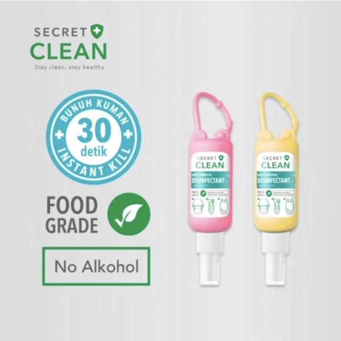 Silicone secret clean MULTI PURPOSE 60 ml disinfectant spray food grade